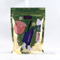 Customization cosmetic packaging makeup brush ziplock bags